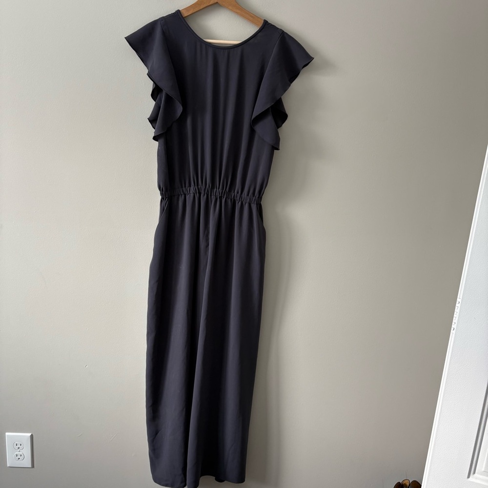 Aritzia Wilfred Jumpsuit Romper Dark Grey